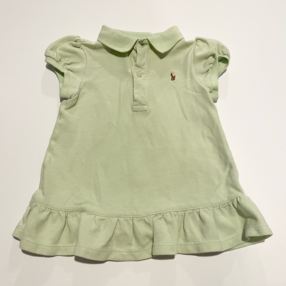 RALPH LAUREN Baby Girl Collared Dress